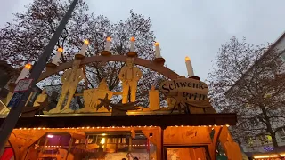 Walk Through Offenbach Christmas Market, 2021