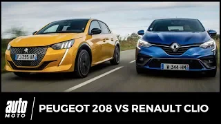 Peugeot 208 vs Renault Clio : match entre nouvelles stars 2019