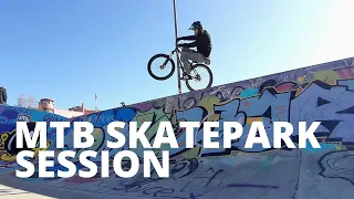 NS SUBURBAN PARK SESSION, MTB SKATEPARK SESSION, MTB LISBON PORTUGAL, SKATEPARK LISBON,