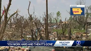 4 people died in Greenfield after tornado devasted Iowa town, officials say