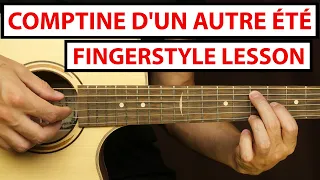 Yann Tiersen - Comptine d'un autre été - Fingerstyle Guitar Lesson, Tutorial How to Play Fingerstyle