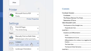 How to Print a foldable Booklet in Ms Word 2016