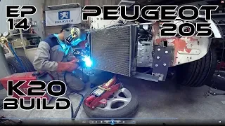 K20 Peugeot 205 EP.14 / Brackets & Cooling // Projecs Garage