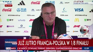 W niedzielę mecz Polska-Francja. Jaką taktykę szykuje selekcjoner Czesław Michniewicz?