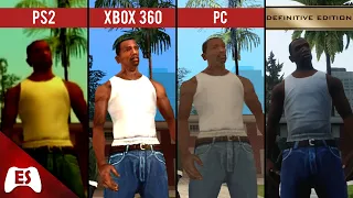 GTA: San Andreas Definitive Edition Graphics Comparison | PS2 vs XBOX 360 vs PC vs XBOX ONE
