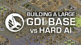 Command & Conquer: Tiberian Sun Firestorm | Building a Large GDI Base VS Hard Enemy