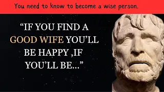 Ancient Greek Philosophers Quotes you need to know to become a wise person