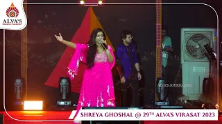 SHREYA GHOSHAL @ 29TH ALVA'S VIRASAT 2023 | 16-12-2023