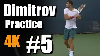 Grigor Dimitrov in 4k | Practice #5 | Western & Southern Open 2014