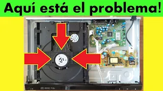 Reparación DVD no lee disco, solución muy fácil!