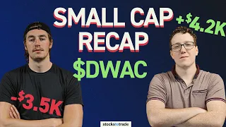 Small Cap Recap: +$700 | Matt and Bryce Talk Trading Potential of DWAC Trump SPAC Stock