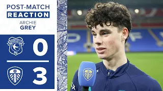“It’s a great result” | Archie Gray | Cardiff City 0-3 Leeds United