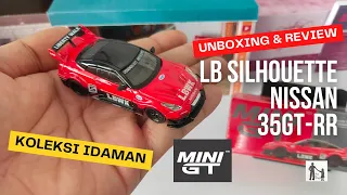 Nissan 35GT-RR LB Silhouette WORK GT by MINI GT - idaman semua - Unboxing and Review