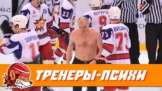 Топ-10 случаев в хоккее, когда тренеры психанули