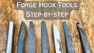How To Forge A Hook Tool For Bowl Turning On A Pole Lathe - Oliver Klotzek (Wild Crafted Workshop)