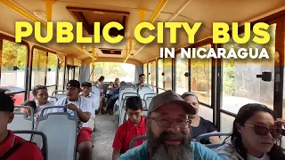 Riding a Nicaraguan Public City Bus in Leon 🇳🇮