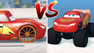 Lightning Mcqueen with Wooden Wheels VS Lightning Mcqueen Monster Truck – which is best?