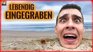 Survival Mattin wird bis zum KOPF eingegraben!! SELBSTBEFREIUNG möglich?? #u.ü.n.k.