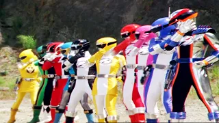 Team Up with the Retro Rangers! | Operation Overdrive | Power Rangers Official