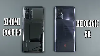 Poco F3 vs Nubia Red Magic 6R | SpeedTest and Camera comparison