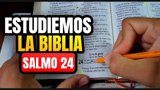 Aprende a ESTUDIAR la BIBLIA correctamente Salmo 24