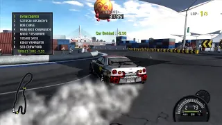 NFS Pro Street Nissan Skyline GT-R R34 Grip Race (Tokyo Dockyard)