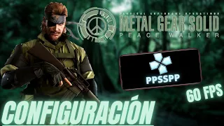 La Mejor Configuracion para Metal Gear Solid Peace Walker