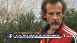 East Las Vegas neighborhood fed up with squatters