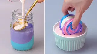 Oddly Satisfying and Fantastic Unicorn Cake Decorating Ideas | Perfect Colorful Cake Tutorials