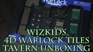 WizKids 4D Warlock Tiles Tavern Unboxing