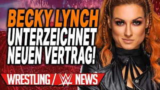 Becky Lynch unterschreibt neuen Vertrag!, Nackenverletzung bei AEW! | Wrestling/WWE NEWS 64/2021