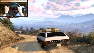 GTA V - Realistic Road Trip on Steering Wheel - Logitech G29