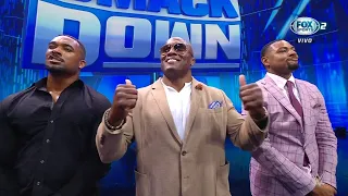 Street Profits se unen a Bobby Lashley atacando Brawling Brutes & O.C - Smackdown 04/08/2023 Español