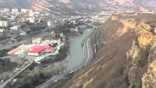 [Georgian Railway] Passenger train seen at Zahesi.