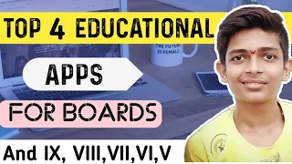 Top 4 Free Educational Apps For Boards || From Class 5th To 10th || In Hindi || Lockdown Special