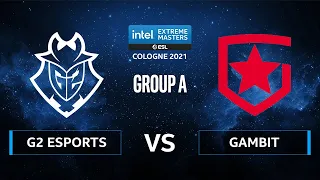 CS:GO - Gambit Esports vs. G2 Esports [Vertigo] Map 2 - IEM Cologne 2021 - Group A