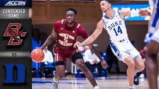 Boston College vs. Duke Condensed Game | 2020-21 ACC Men's Basketball