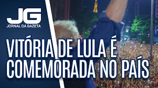 Vitória do Presidente eleito, Luiz Inácio Lula da Silva, é comemorada pelo país