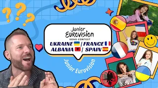 JESC 2023 REACTION, REVIEW & RANKING | 🇪🇸 🇦🇱 🇫🇷 🇺🇦 | JUNIOR EUROVISION SONG CONTEST 2023