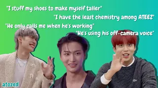 ATEEZ spilling tea about themselves and each other