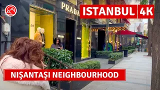 Istanbul 2024 Nisantasi Neighbourhood Walking Tour|4k 60fps
