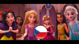 Vanellope meets the Disney Princesses (Czech) | RALPH BREAKS THE INTERNET