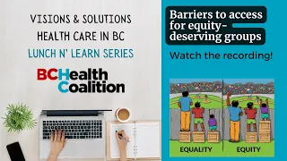 Lunch N' Learn: Barriers to access for equity-deserving groups