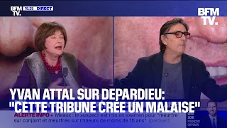 "Il a le droit de ne pas être lynché": Yvan Attal défend Gérard Depardieu face à Macha Meril