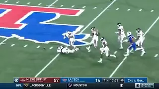 Football 3rd and 93 yard recovery