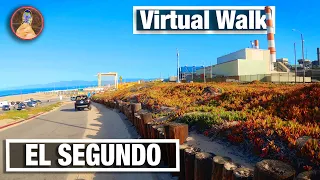 El Segundo California Walking Tour - Walking Trails for Treadmill - 4k City Walks Virtual Walk