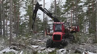 Komatsu 895 in Sweden