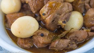 Chicken Adobo with Egg