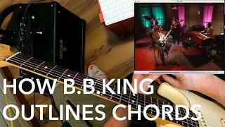 Part 1 : B.B.King Playing Over Chord Changes Lesson