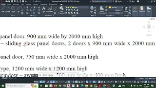 TECHNICAL DRAWING  FLOOR PLAN PART 1